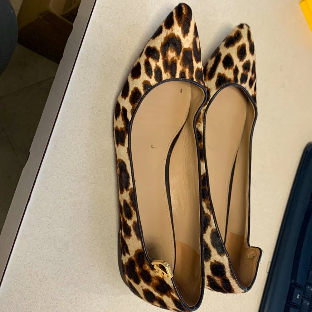 Tory Burch leopard flats.